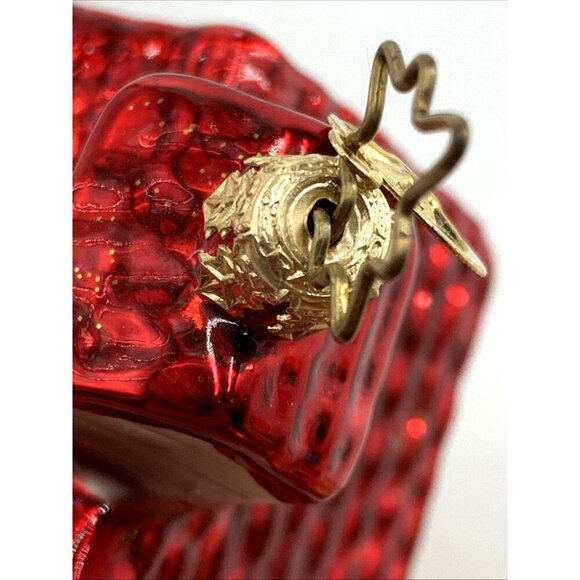 Christopher Radko Back to School Christmas Ornament Glass 2 pc Hand Crafted 6" - Picture 5 of 5